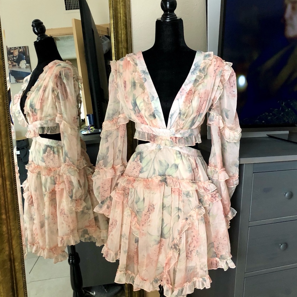 Ruffled Mini Dress